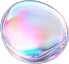 Colorful glossy bubble