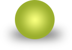 Green gradient circle