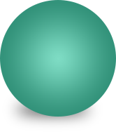 Teal gradient circle