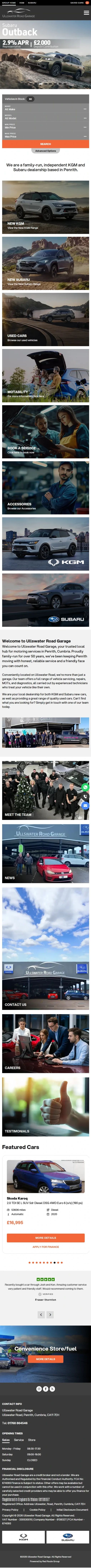 Ullswater Road Garage