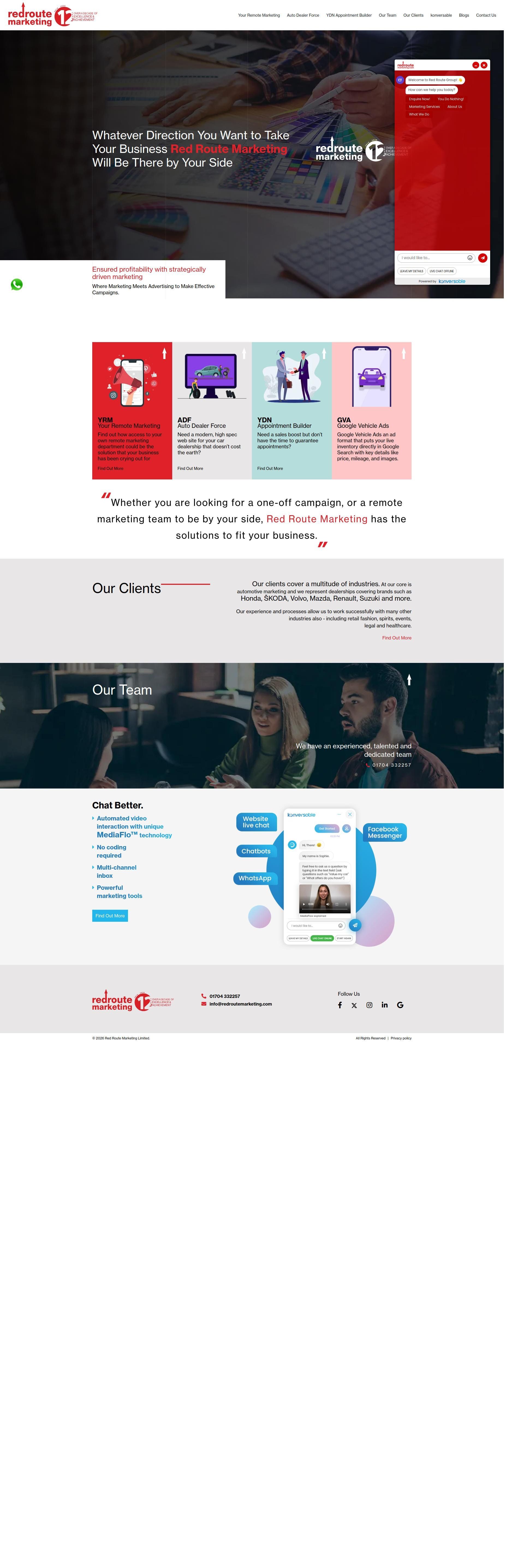 Aesthetics clinic full website layout