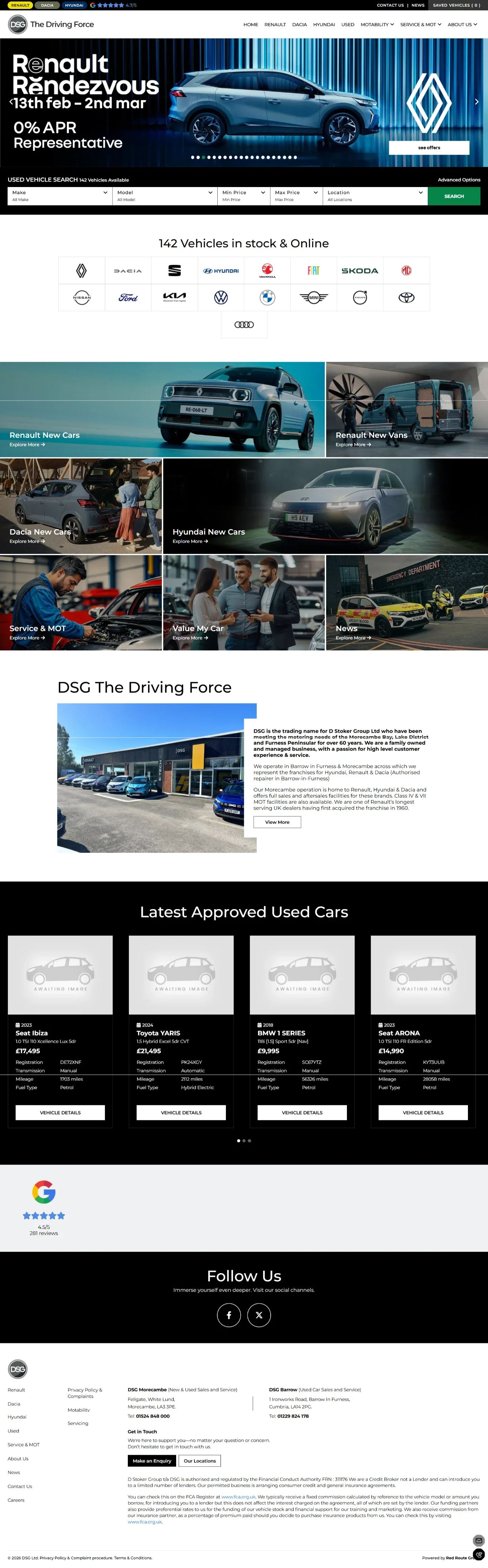 Aesthetics clinic full website layout