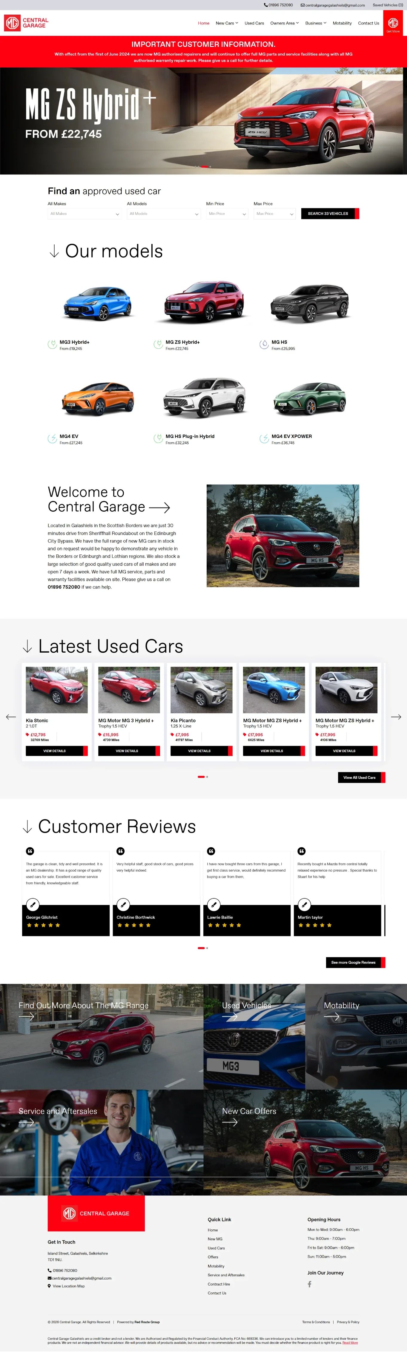 Aesthetics clinic full website layout