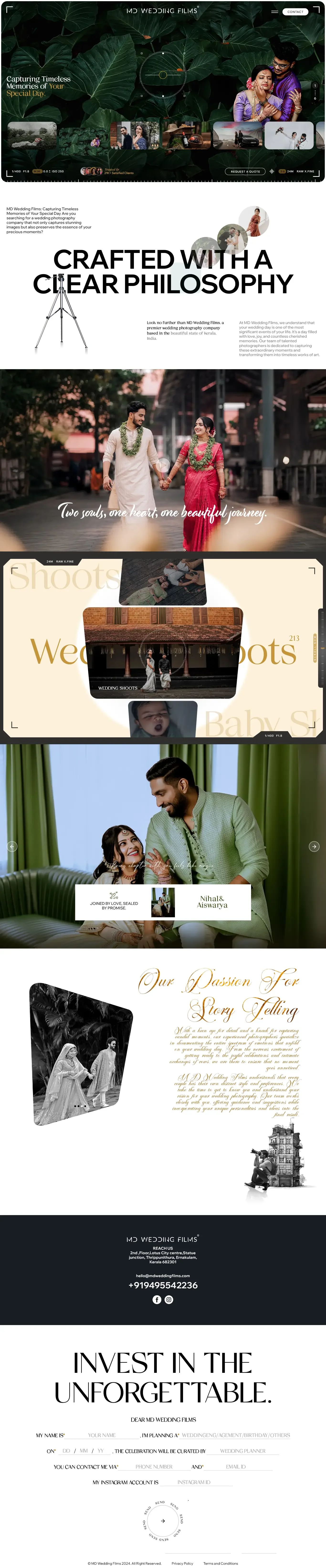 Aesthetics clinic full website layout