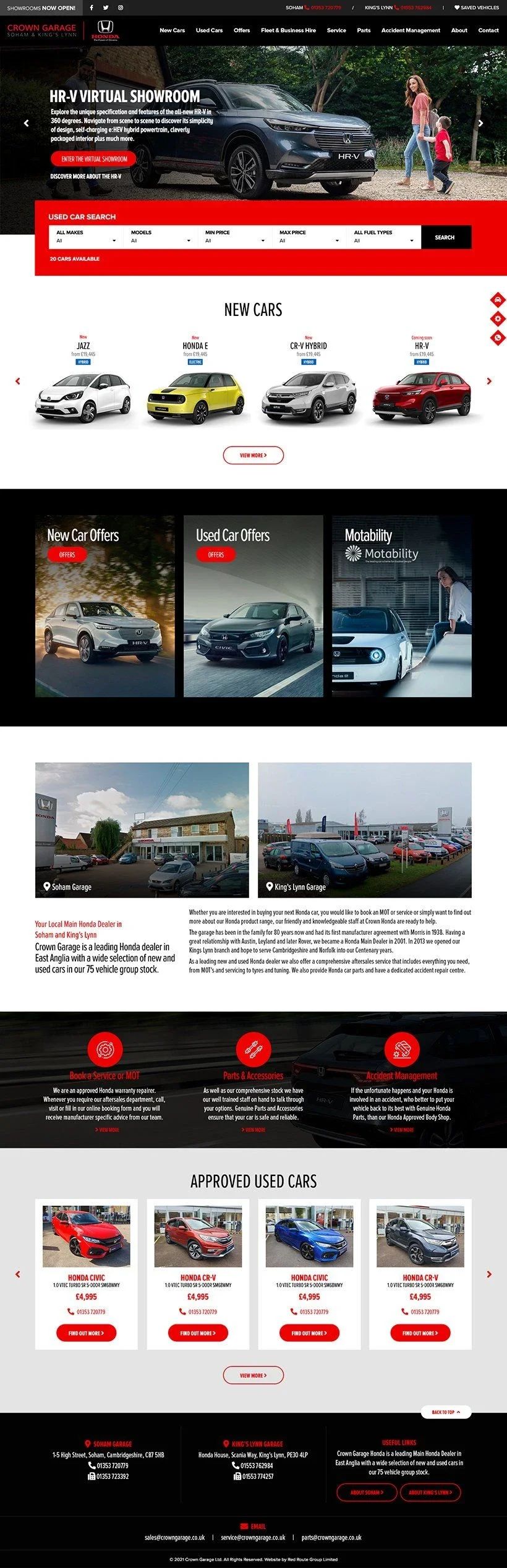 Aesthetics clinic full website layout
