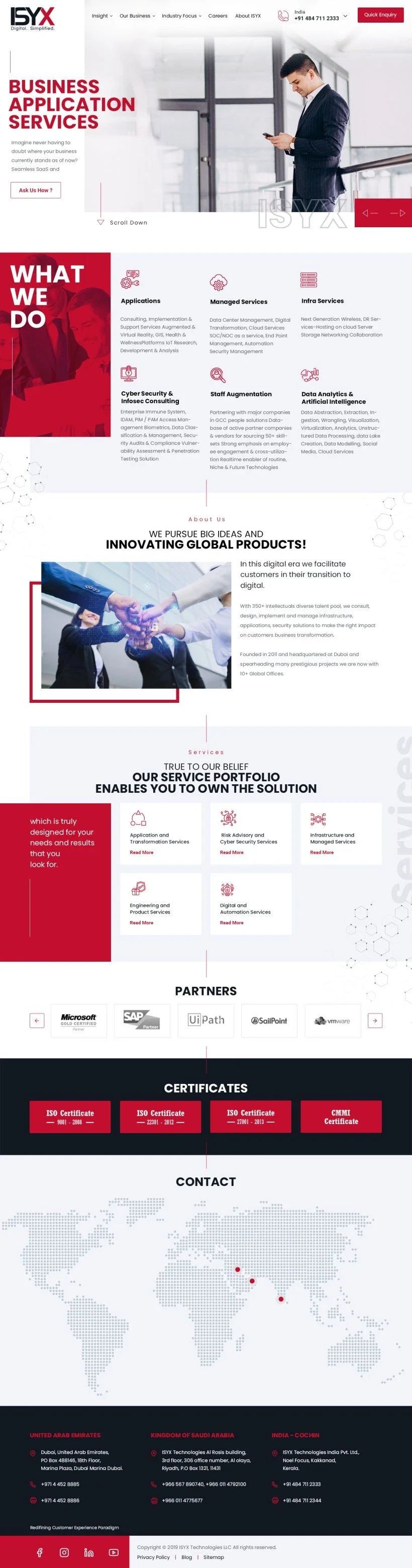 Aesthetics clinic full website layout