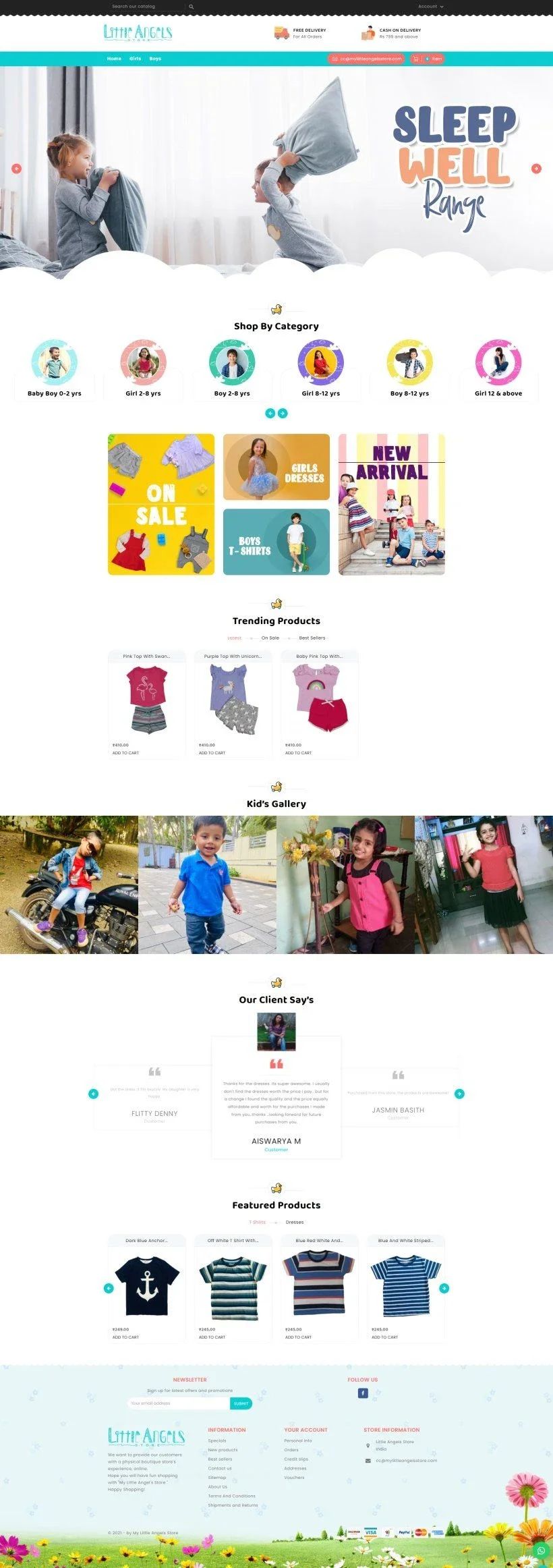 Aesthetics clinic full website layout